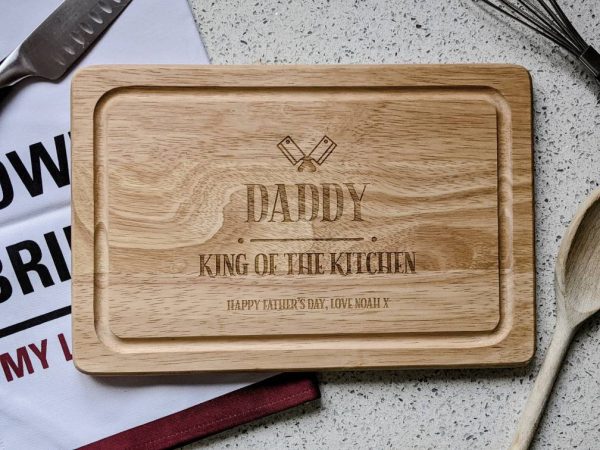 Personalised 'King of the Kitchen' Chopping Board