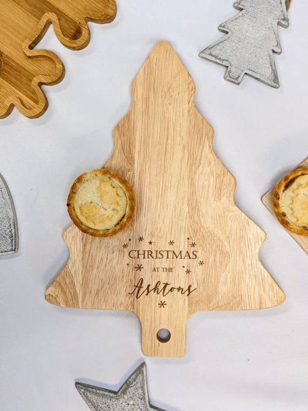Personalised Christmas Tree Grazing Board - Image 3