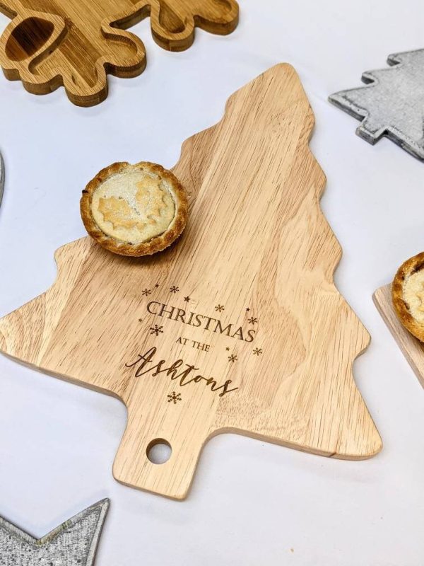 Personalised Christmas Tree Grazing Board