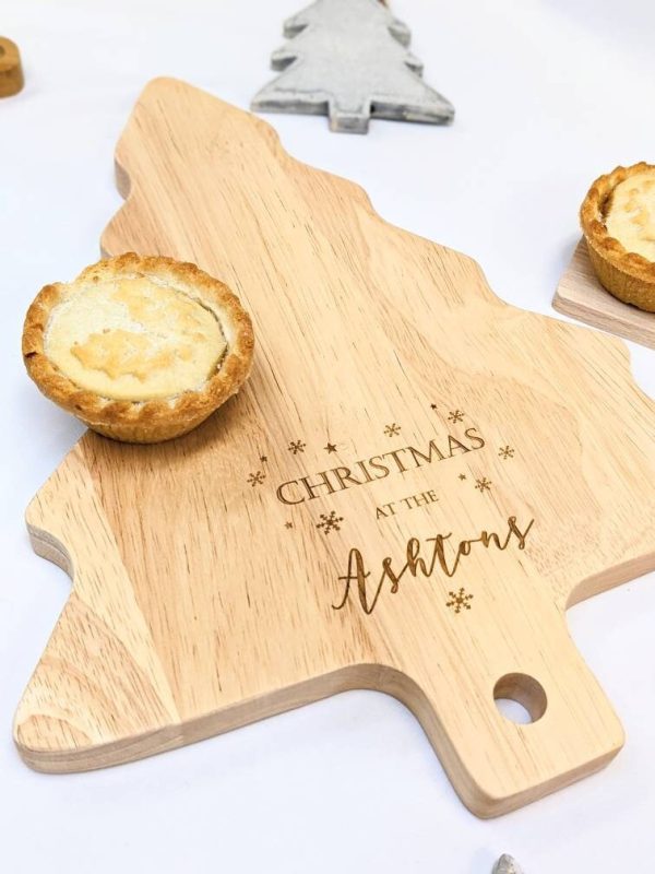 Personalised Christmas Tree Grazing Board - Image 2