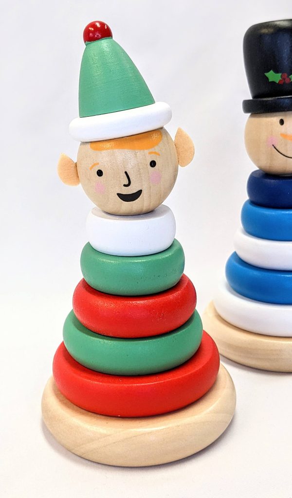 Personalised Christmas Stacking Toy - Image 4