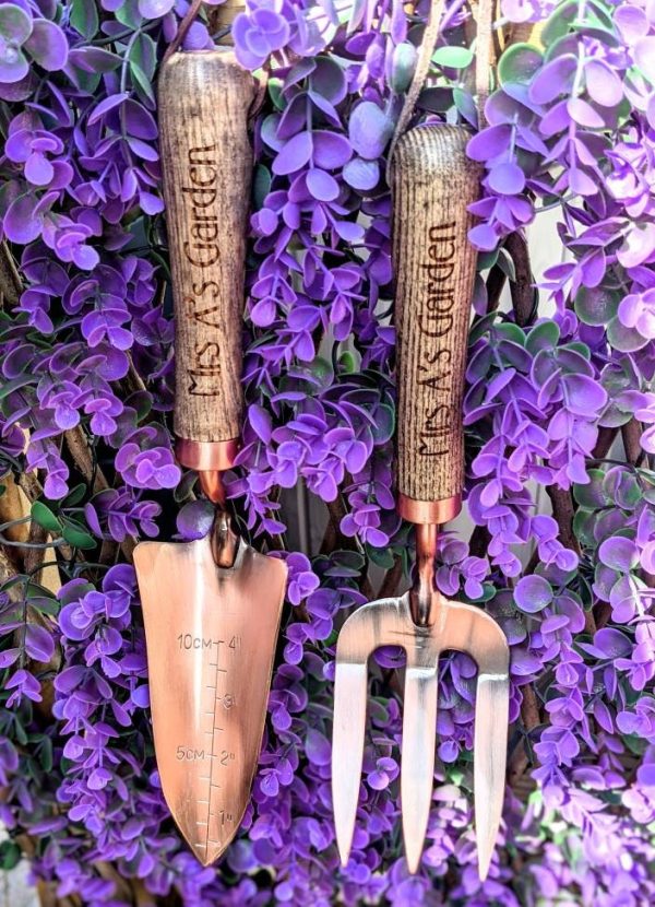 Personalised Copper Gardening Tool Set - Image 5