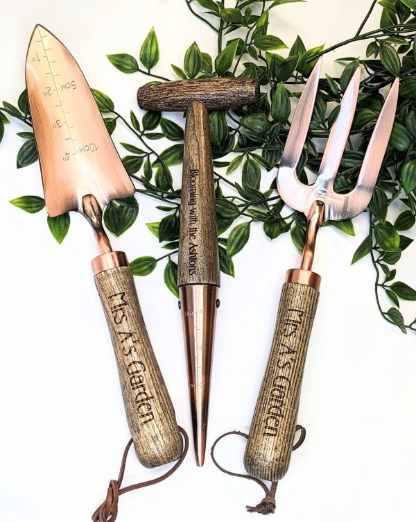 Personalised Copper Gardening Tool Set - Image 2