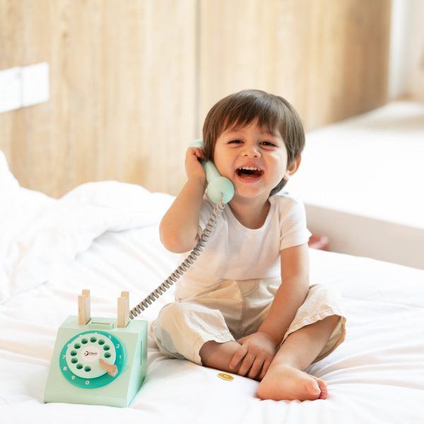 Personalised Wooden Telephone Toy - Image 2