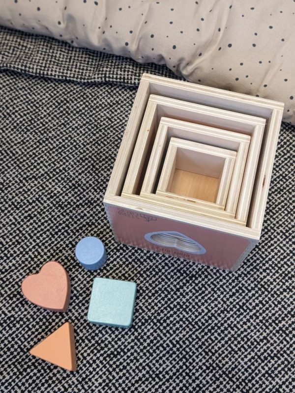 Personalised Pastel Stacking Cubes Set - Image 4