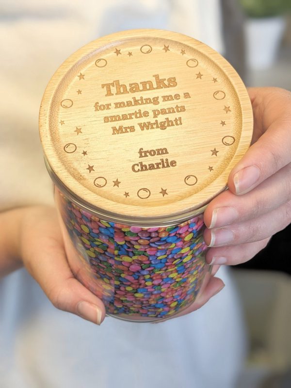 Personalised 'Smartie Pants' Sweet Jar