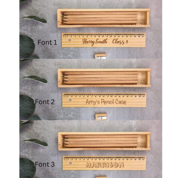 Personalised Pencil Case & Coloured Pencil Set - Image 2