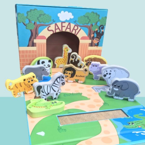 Personalised Safari Foldaway Play Set